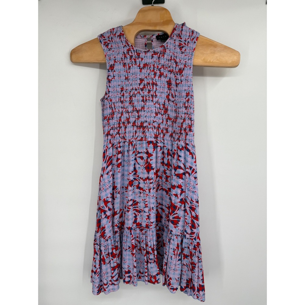 Hatch Women's The Ana Dress Lilac Floral Knee Length‎ Dress Maternity Dress Sz 4